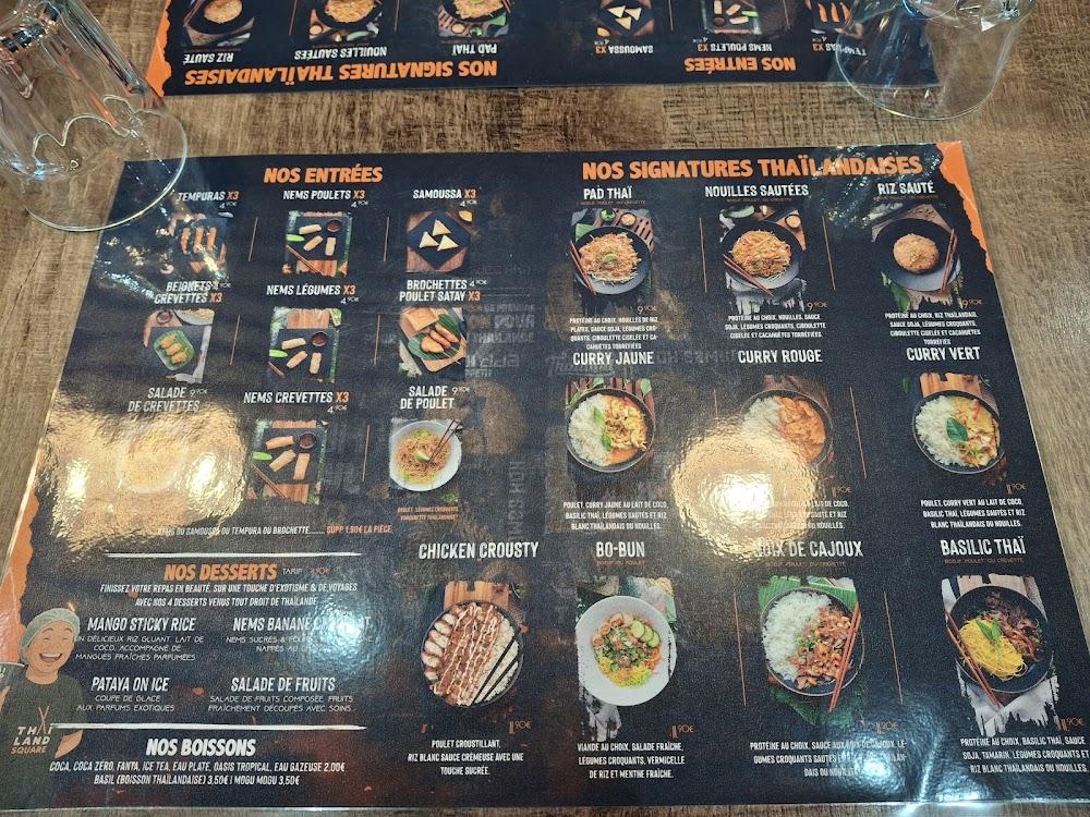 Thai Land Square rue des postes - Menu Image 3